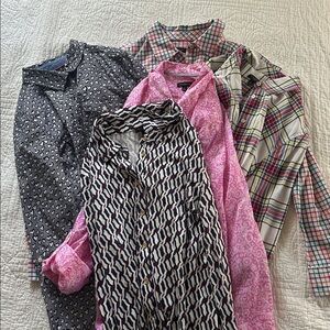 Talbots BUNDLE of 5 medium button downs